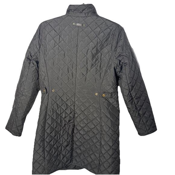 Ralph Lauren Women's Size PS Black Quilted Jacket Hidden Zipper/Button - Picture 5 of 15